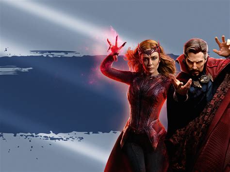 1600x1200 Doctor Strange And Wanda Vision In The Multiverse Of Madness
