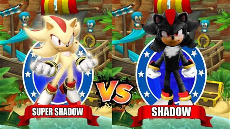 Sonic Dash Shadow Vs Super Shadow Gameplay Youtube