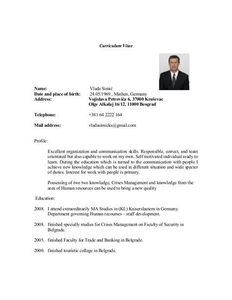 The main difference is that a resume is about one page (max. CV English