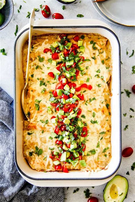 Maybe you would like to learn more about one of these? Green Chile Chicken Enchiladas (SO CREAMY with NO cream soup!)