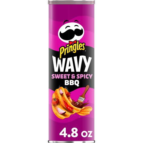 Pringles Potato Crisps Chips Sweet And Spicy Bbq Snacks On The Go 4