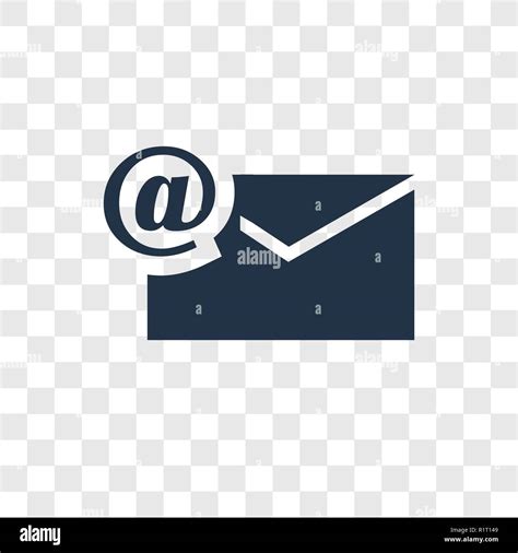 Mail Vector Icon Isolated On Transparent Background Mail Transparency