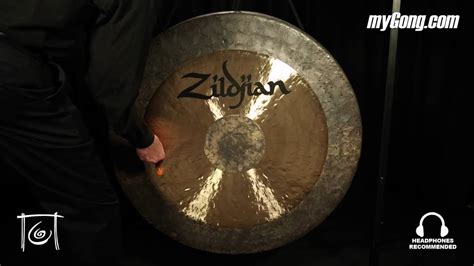 Zildjian 40 Traditional Hand Hammered Gong P0502 1071416f Youtube