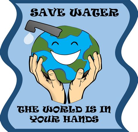 Clipart On Save Water