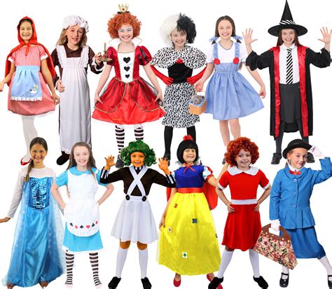 Girls Book Character Costumes Fairytale World Book Day Child Fancy