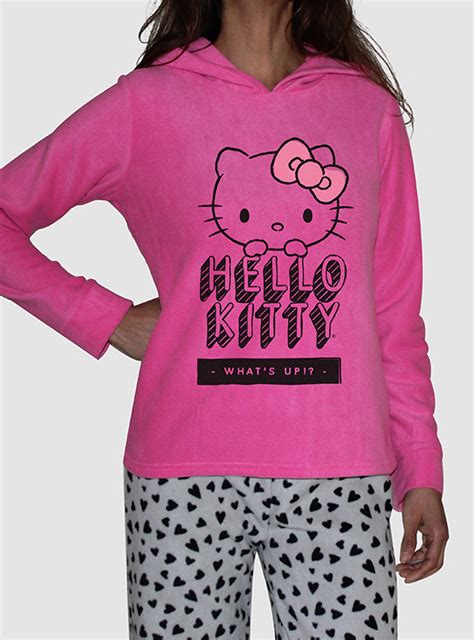 Ripley Pijama Micropolar Dama Hello Kitty