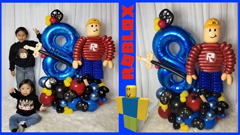 Roblox DecoraciÓn De CumpleaÑos CÓmo Hacer Bouquet De Globos DecoraciÓn