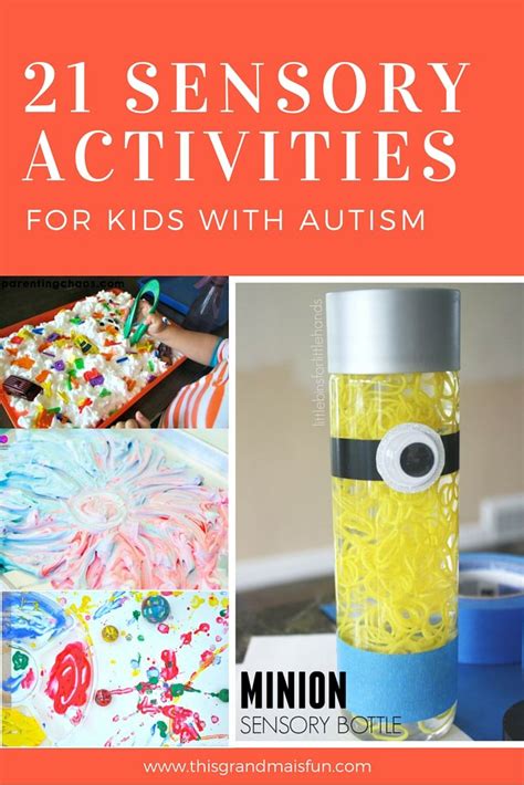 21 Sensory Activities For Kids With Autism Sensory