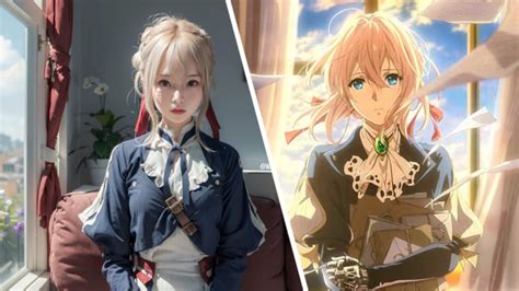 Artificial Intelligence Shows How Violet Evergarden Would Look Like In