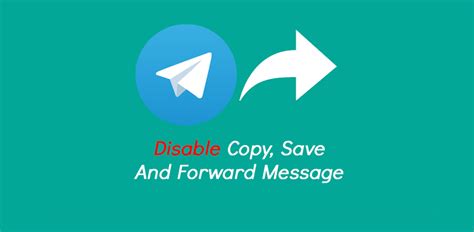 How To Disable Copy Save And Forward Messages From Telegram Group I