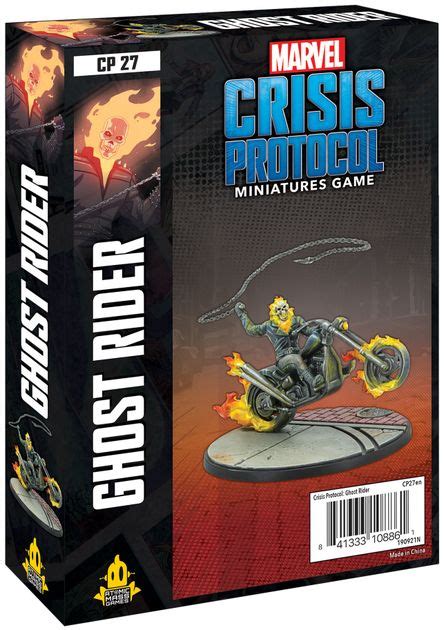 Marvel Crisis Protocol Ghost Rider Board Game Boardgamegeek