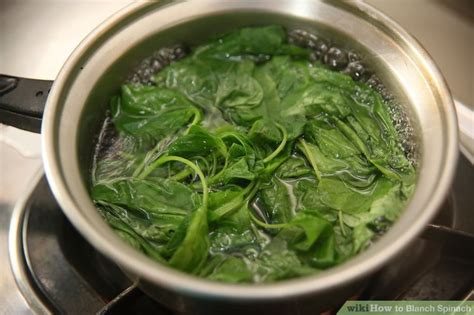 How To Blanch Spinach 8 Steps With Pictures Wikihow