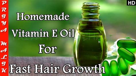Use Homemade Vitamin E Oil For Super Fast Hair Growth Get Long Thick