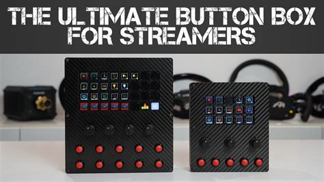 The Ultimate Streamer S Button Box APEX Sim Racing Race Deck Elgato