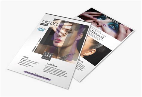 Fashion Model Search Flyer Template Preview Flyer Hd Png Download