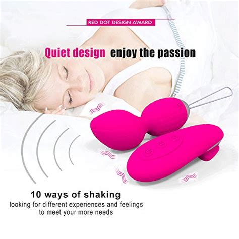 Bullet Vibrator And Kegel Weights Balldual 10 Speeds Remote Control Cordless Wireless