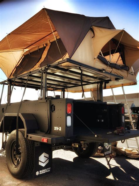 Xventure Xv2 Overland Military Grade Trailer With A Cvt Rooftop Tent