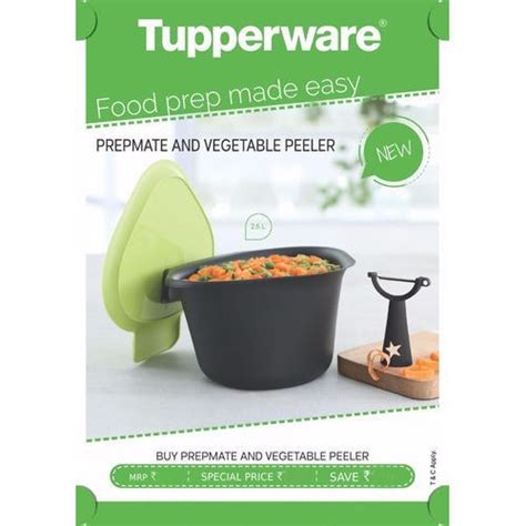 Plastic Green Black Tupperware Prep Mate And Vegetable Peeler At Rs