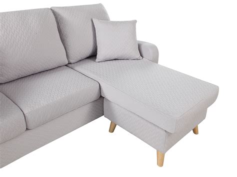 Modern Fabric Small Space Sectional Sofa With Reversible