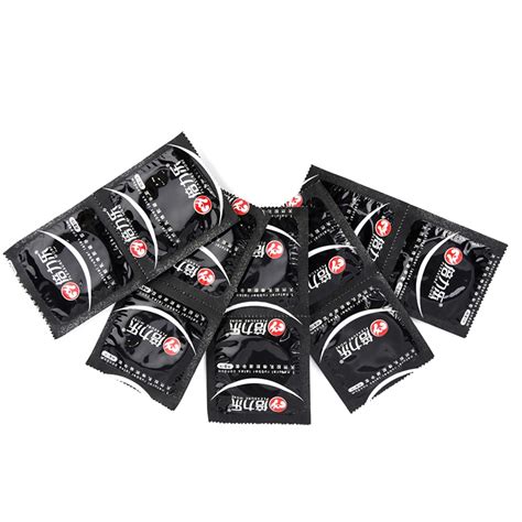 10pcs Black Durable Condoms Ultra Thin Penis Sleeve Long Lasting Natural Latex Lubricated