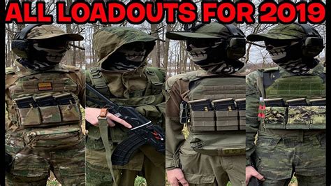 All My Airsoft Loadouts For 2019 Multicam Multicam Tropic Ranger