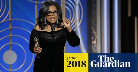 Oprah Winfreys Golden Globes Speech The Full Text Film The Guardian