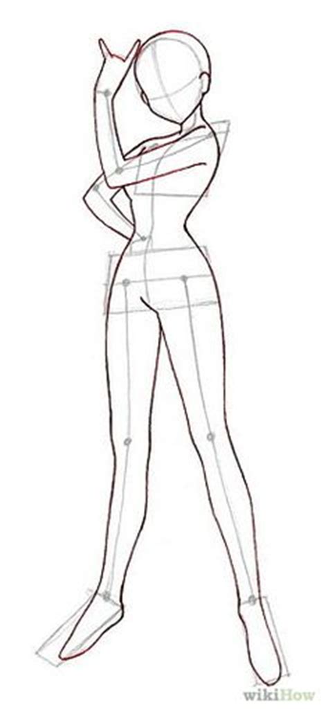 Female Body Outline Drawing At Getdrawings Free Download