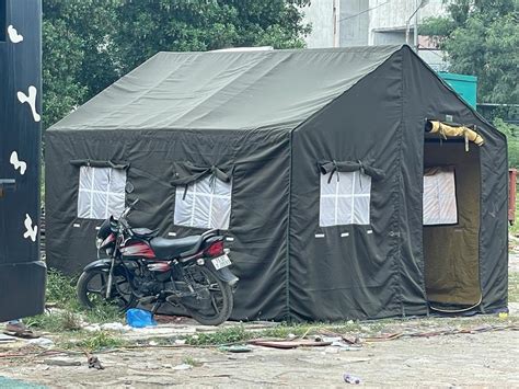 Green Army Tent For Temporary Shelter At Rs 3500000 In New Delhi Id