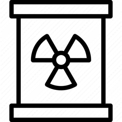 Eco Ecology Radioactive Radioactive Wastes Wastes Icon