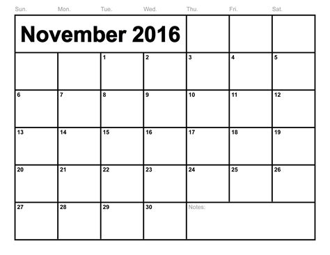 It will take you to the printing page, where you can take the printout by clicking on the browser print button. Printable Calendar For November 2016 | Printable Calendar ...