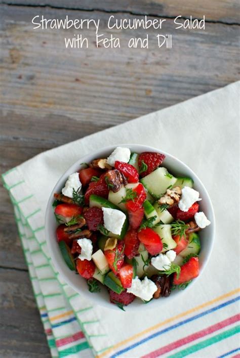Strawberry Cucumber Salad With Feta And Dill Eating Made Easy