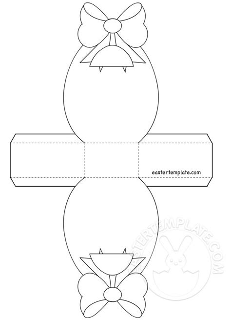 Paper Easter Basket Template Easter Template
