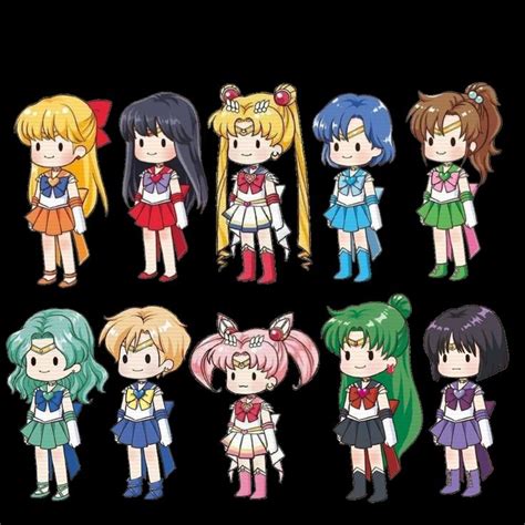 Sailor Moon Girls Sailor Scouts Magical Girl Mario Characters
