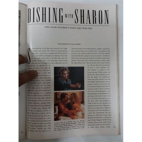 Sharon Stone Cover Girl Playboy Magazine July Hobbies Toys Books Magazines Magazines
