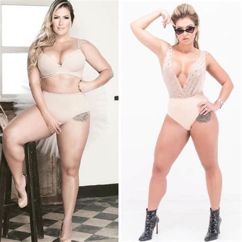 Fani Pacheco mostra antes e depois de dieta e fala sobre aceitação
