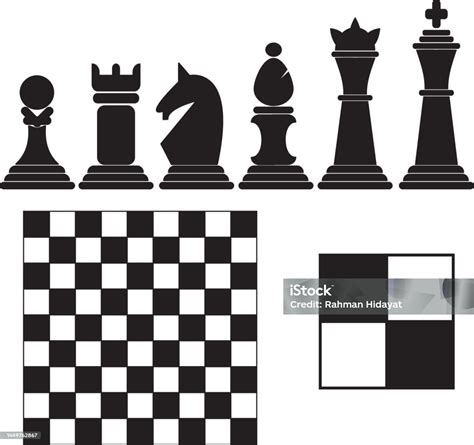 체스 게임 아이콘 세트 흑백 체스 판 조각 폰 루크 말 코끼리 장관과 왕 체스에 대한 스톡 벡터 아트 및 기타 이미지 체스