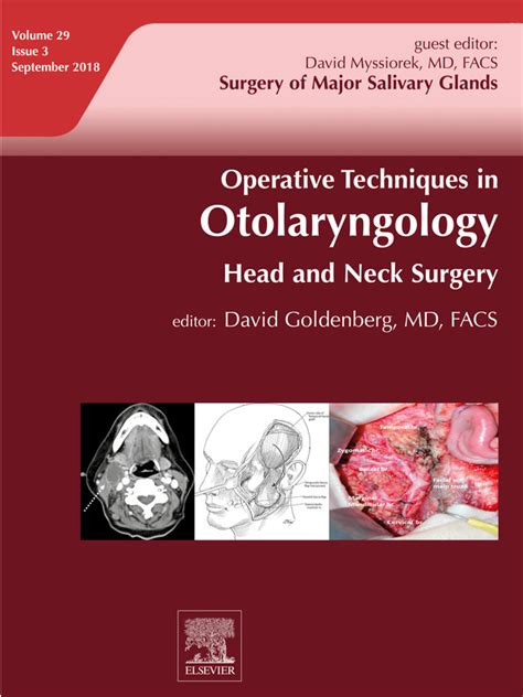 Surgery Of Major Salivary Glands Operative Techniques In