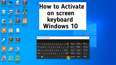 On Screen Keyboard Shortcut Key Youtube