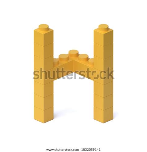 Building Blocks Font 3d Rendering Letter Stock Illustration 1832059141