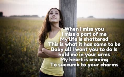 Missing You Love Poems For Her Him To Make Emotional Pics
