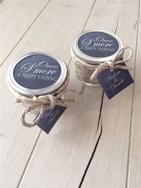 Smore Wedding Favors Wedding Smore Favors 50 Wedding Smore Etsy Mason Jar Party Mason Jar