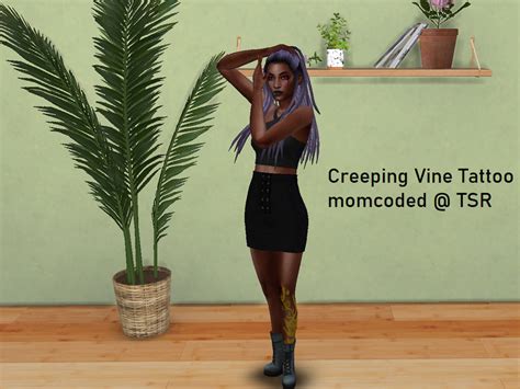 The Sims Resource Creeping Vine Tattoo
