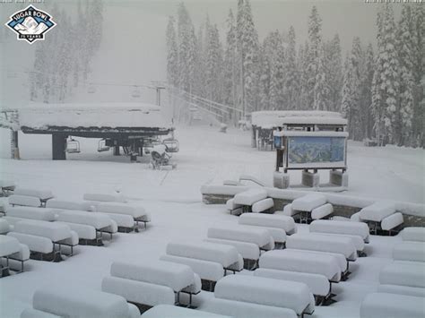 Lake Tahoe Snowfall Totals And Photos Today Up To Of Snow Snowbrains