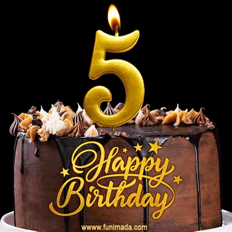 Happy 5th Birthday Animated GIFs - Download on Funimada.com
