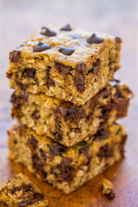 Put the cake mix, yogurt, and water into a bowl. Weight Watchers banana oat chocolate chip bars - Free ...