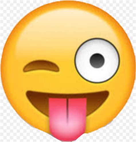 Emoji Smiley Emoticon Wink Tongue Png 1404x1466px Emoji Drawing