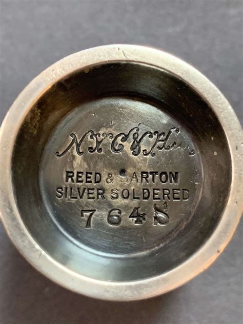 Help Identifying Reed And Barton 0500 Grade Silver Item Antiques Board