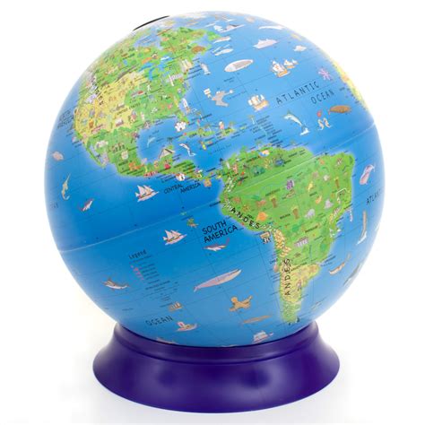 Activity Hands On Childrens Globe Kids Globe Illustrated With Animals