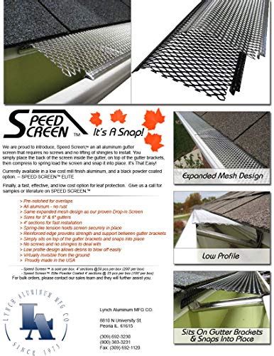 5 Small Hole Speed Screen 5 Gutter Guard 5 Gutter Protection