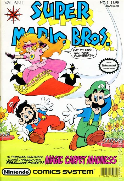 Super Mario Bros 5 Valiant Nintendo Comic 1990 Luigi Princess Toadstool Cgc 94 Kyowa